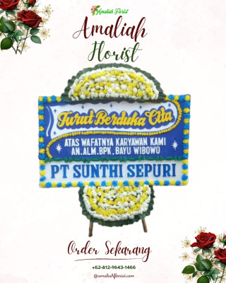 Papan Bunga Duka di Singosaren