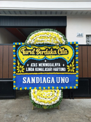 Papan Bunga Duka di Singosaren